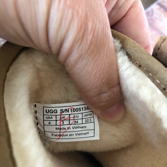 UGG Redwood Chestnut Leather Sheepskin Wtrprf Boot - Picture 6 of 6